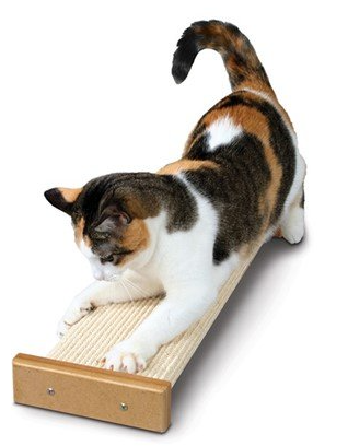 SmartCat Bootsie’s Combination Cat Scratcher – Durable Woven Sisal Wall & Floor Scratching Board, 24.5 Inch