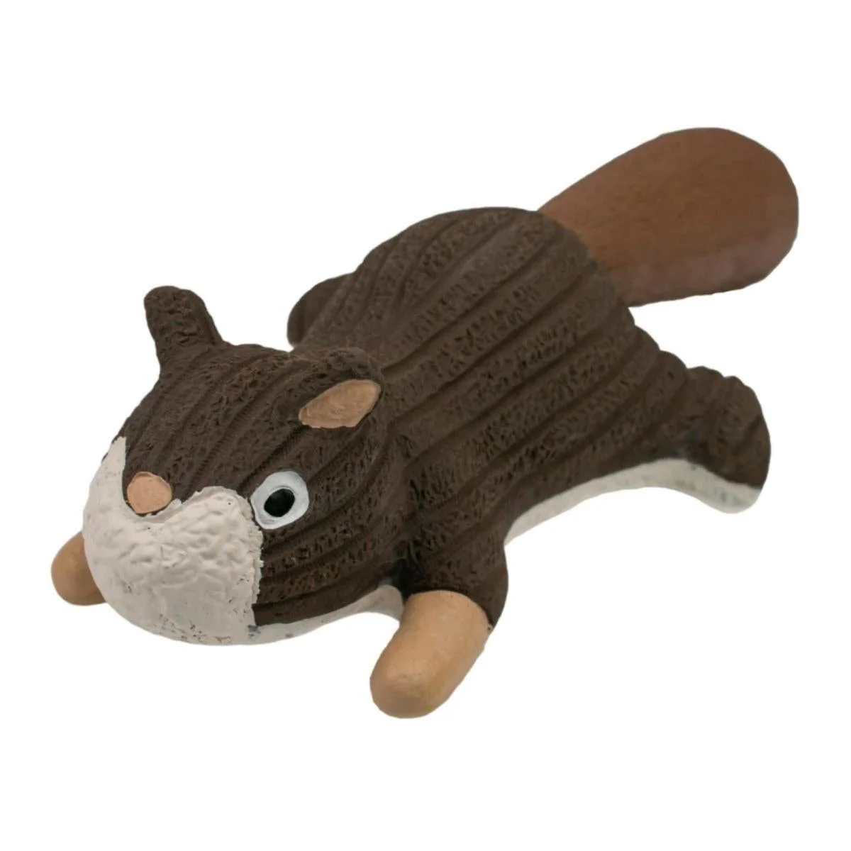 Tall Tails Natural Rubber Squirrel Squeaker Dog Toy – 8 Inch