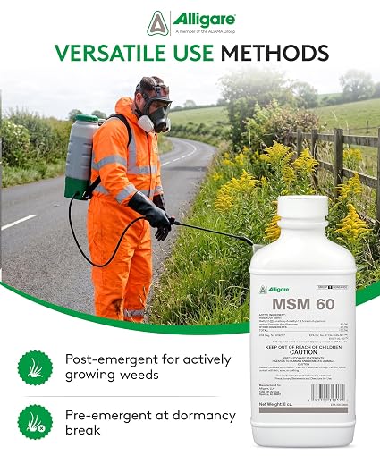MSM 60DF Herbicide 8 oz – Metsulfuron Methyl 60% Broadleaf Weed & Brush Control