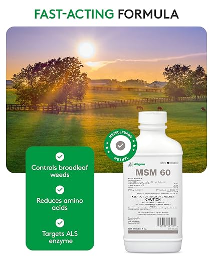 MSM 60DF Herbicide 8 oz – Metsulfuron Methyl 60% Broadleaf Weed & Brush Control
