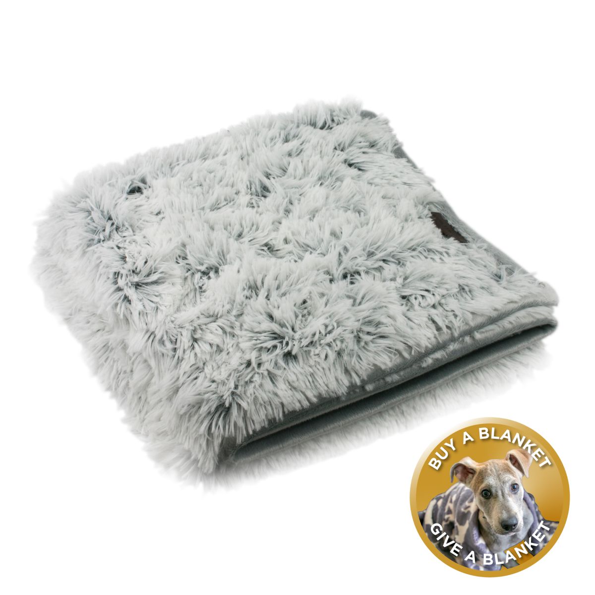Tall Tails Frosted Grey Waterproof Dog Blanket – 40 x 60 Inch