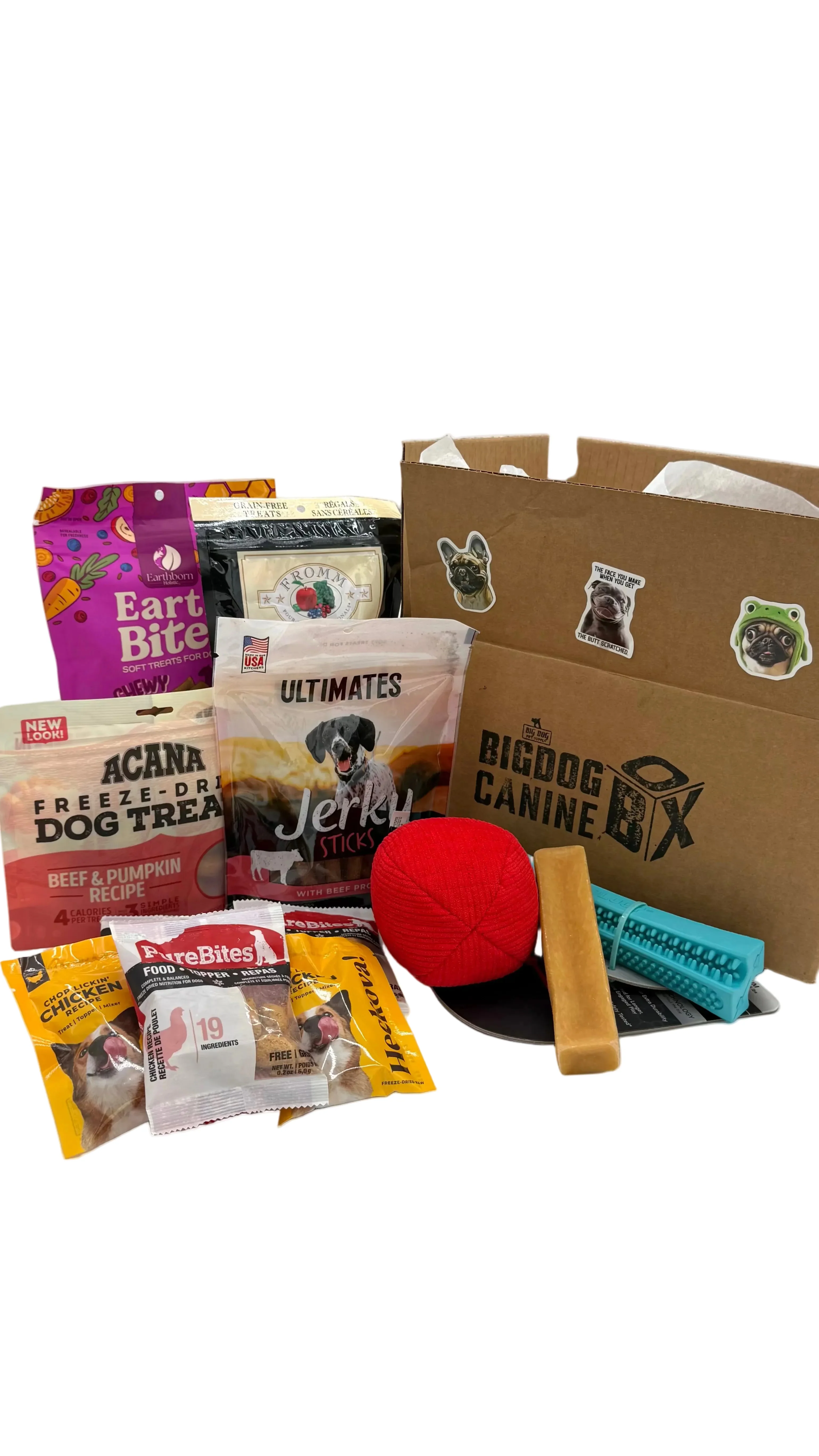 Big Dog Canine Box for Large Dogs – New Surprise of Premium Treats & Toys Every Time You Order