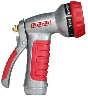 Chapin 7-Way Palm Trigger Hose Nozzle – Multi-Pattern Watering & Spray Nozzle for Garden and Lawn