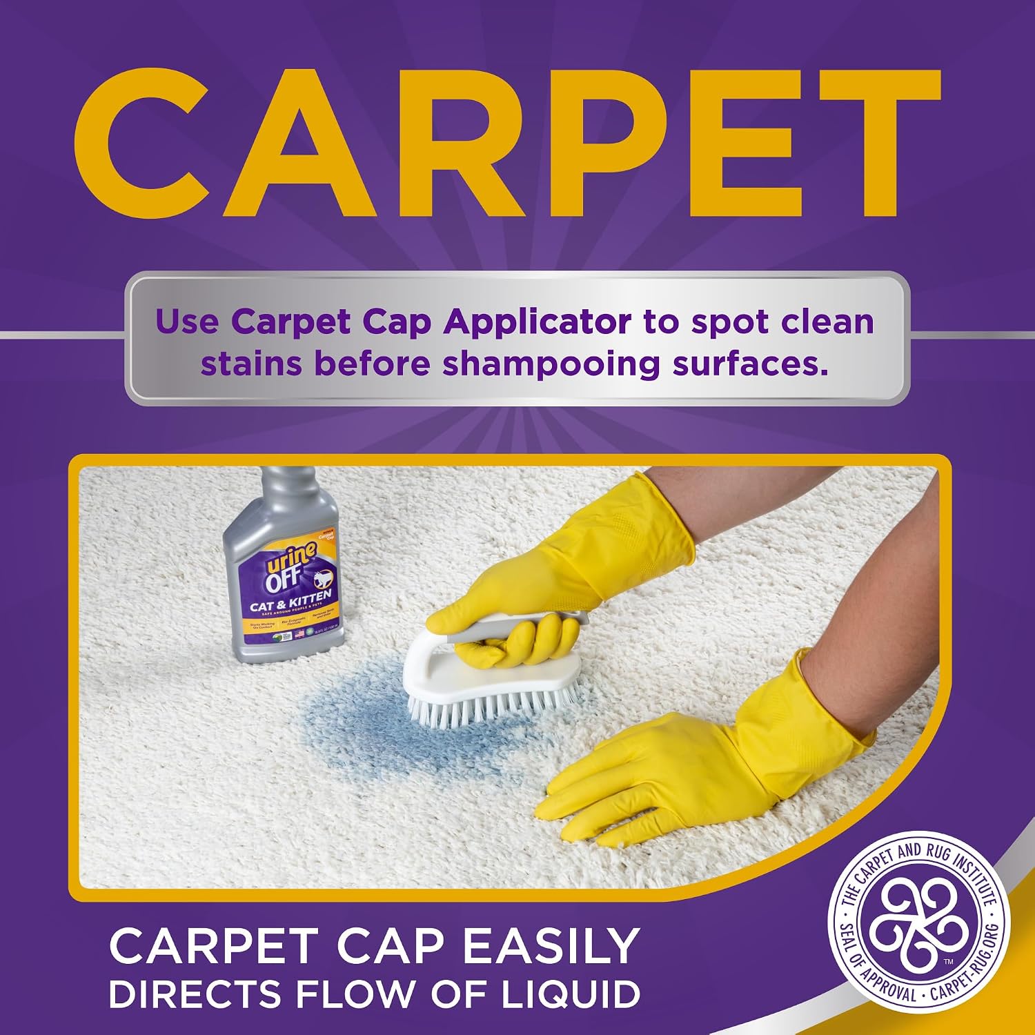 Urine Off Cat & Kitten Stain & Odor Remover – Bio-Enzymatic Cat Urine Cleaner & Odor Eliminator