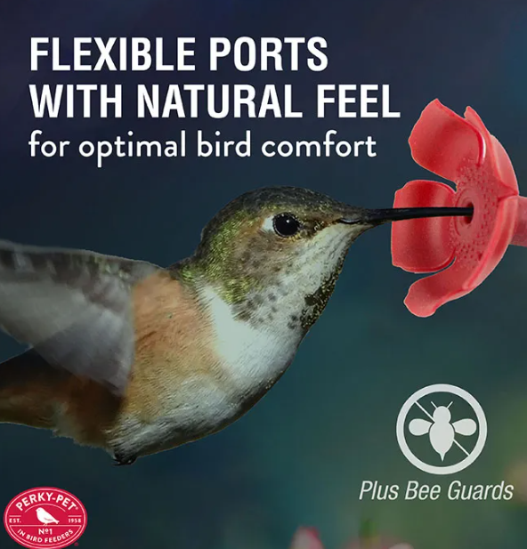 Perky-Pet® Prohibition Top-Fill Glass Hummingbird Feeder