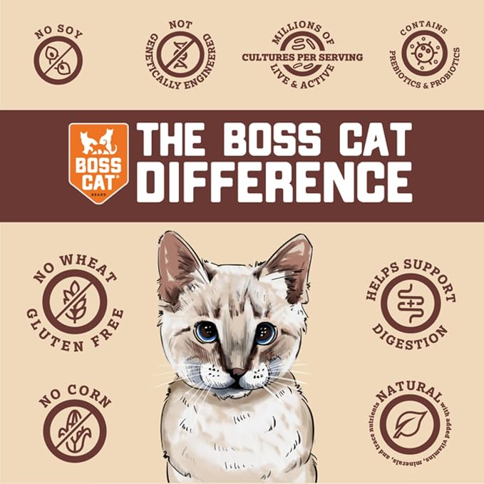Boss Cat Freeze Dried Raw Diet (Cats), Turkey Recipe, 9 oz Bag