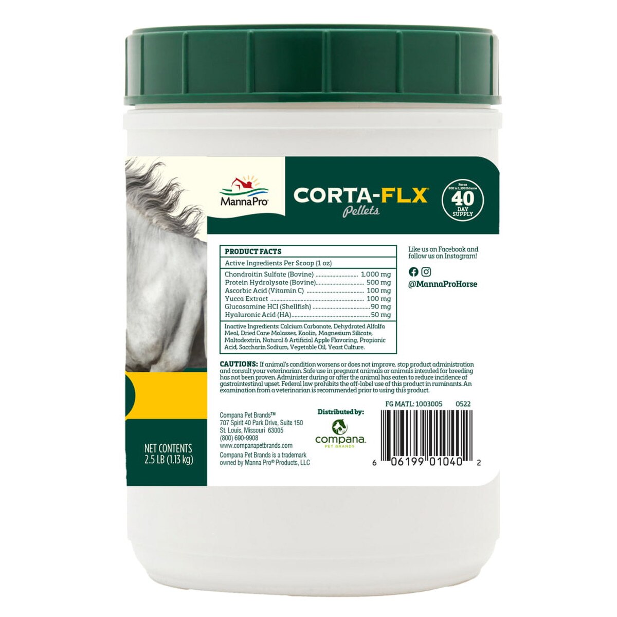 Corta-FLX Equine Pellets 2.5 lb Joint Flex Supplement
