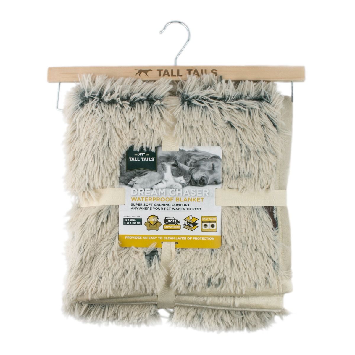 Tall Tails Khaki Waterproof Dog Blanket – 40 x 60 Inch