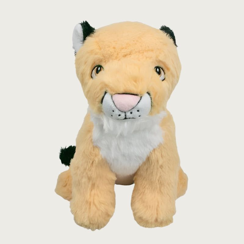 Tall Tails Mountain Lion Crunch Squeak Crinkle Dog Toy – 9 Inch