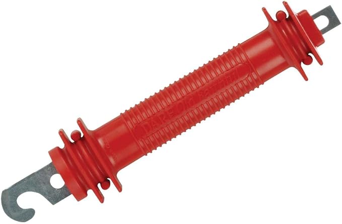 Dare Products 503 Old Faithful Plastic Electric Fence Gate Handle – Heavy Duty Steel Hook, Red