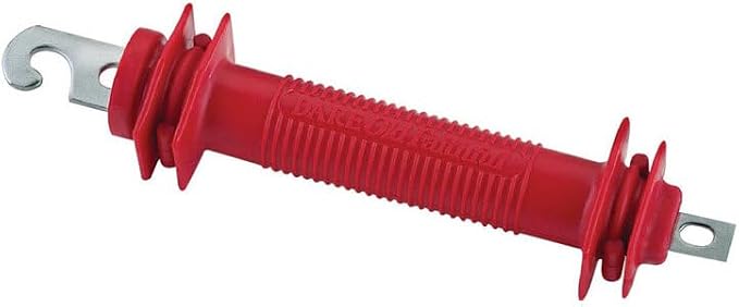 Dare Products 503 Old Faithful Plastic Electric Fence Gate Handle – Heavy Duty Steel Hook, Red