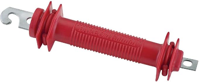 Dare Products 503 Old Faithful Plastic Electric Fence Gate Handle – Heavy Duty Steel Hook, Red