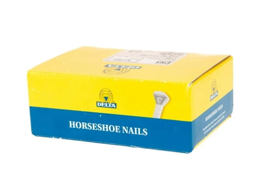Mustad Delta #5 City Head Steel Horseshoe Nails – 250 Count Box