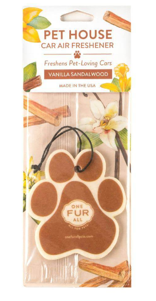 One Fur All® Pet House Vanilla Sandalwood Car Air Freshener
