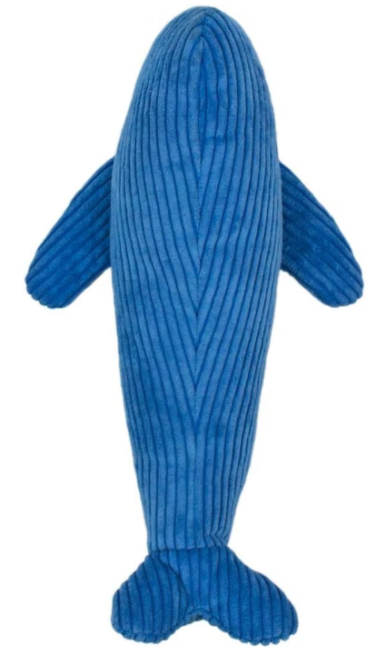 Tall Tails Plush Whale Squeaker Dog Toy – 14 Inch