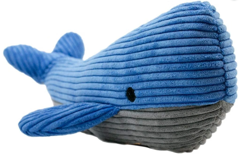 Tall Tails Plush Whale Squeaker Dog Toy – 14 Inch