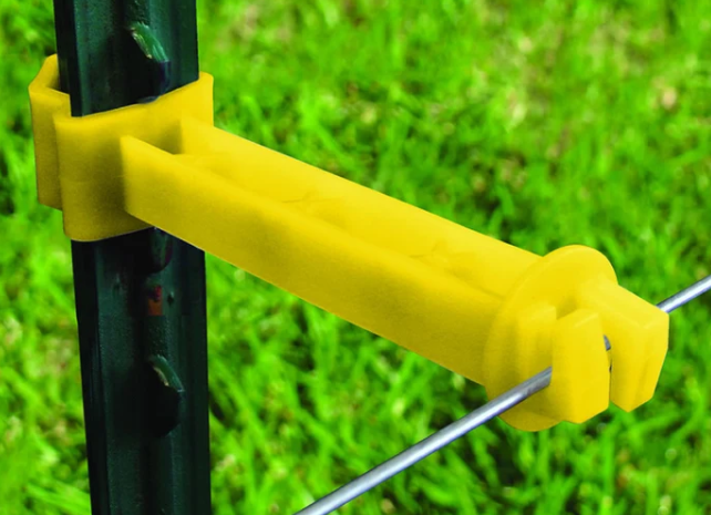 Patriot Front Side T-Post Extender Insulator – 5", Yellow
