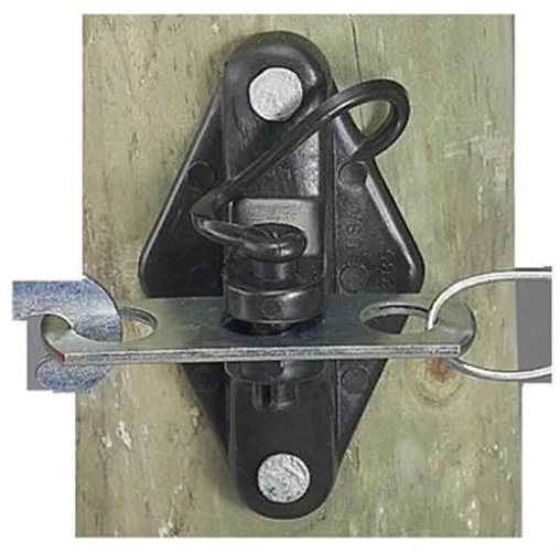 Dare Products 3230 Electric Fence Gate Anchor Kit for Wood & T-Posts – 6 Piece Hardware Kit