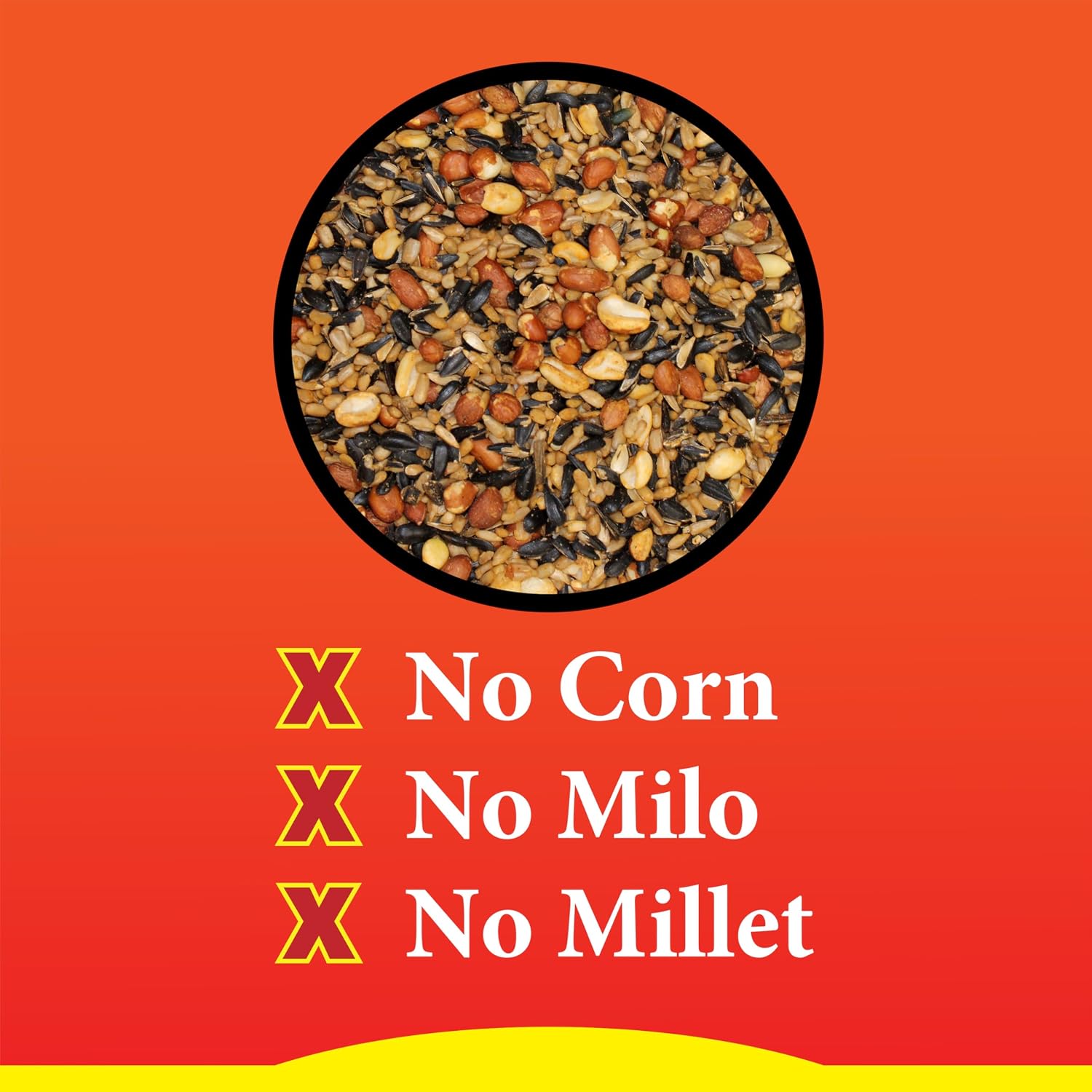 Wild Delight Sizzle N’ Heat Spicy Wild Bird Food – Hot Pepper Squirrel Deterrent Seed & Nut Blend