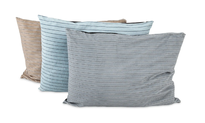 Aspen Pet Classic Stripe Pillow Dog Bed for Medium & Large Dogs – Plush Washable Cover, Assorted Colors, 29 x 40 in
