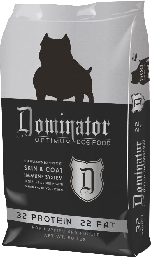 Valu-Pak Dominator Optimum 32-22 Performance Dry Dog Food with Salmon Oil – 20 lb Bag