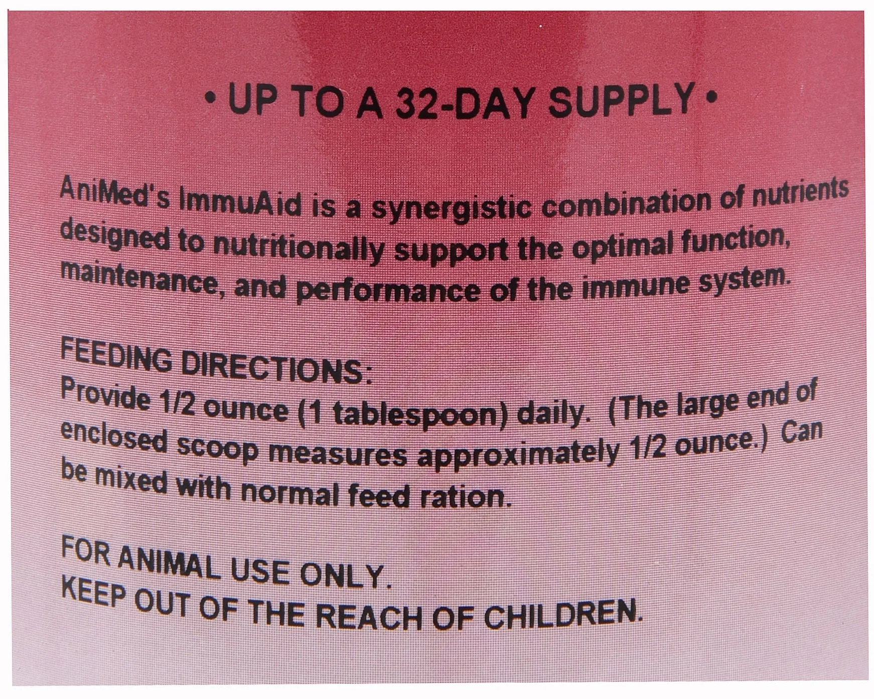 AniMed Immu-Aid Horse Immune Support Supplement 16 oz – Echinacea, Garlic & Antioxidants