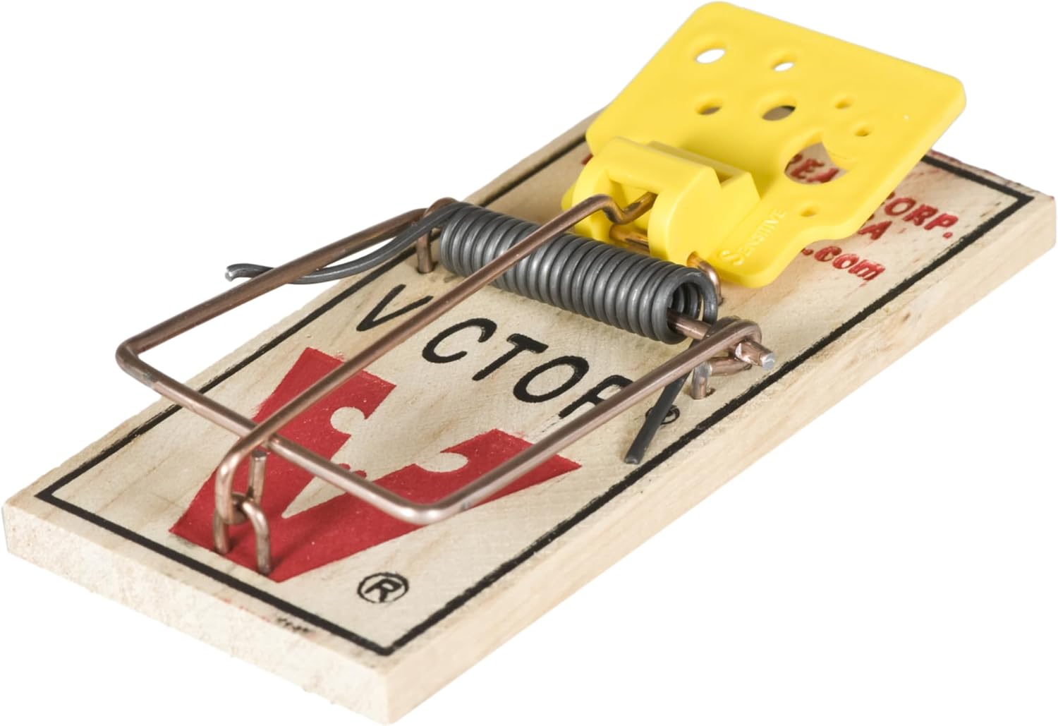 Victor Quick-Set Mouse Trap M035 – Pre-Baited Wooden Snap Trap