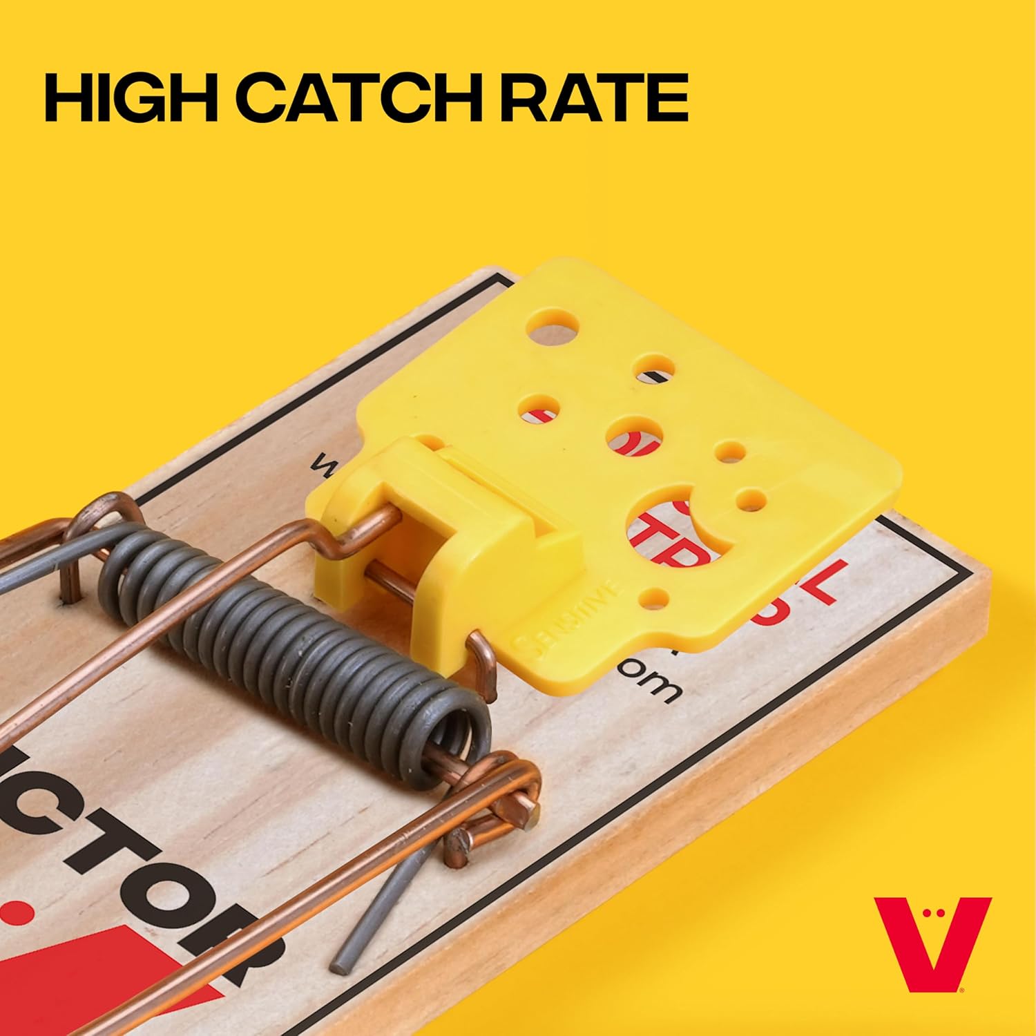 Victor Quick-Set Mouse Trap M035 – Pre-Baited Wooden Snap Trap