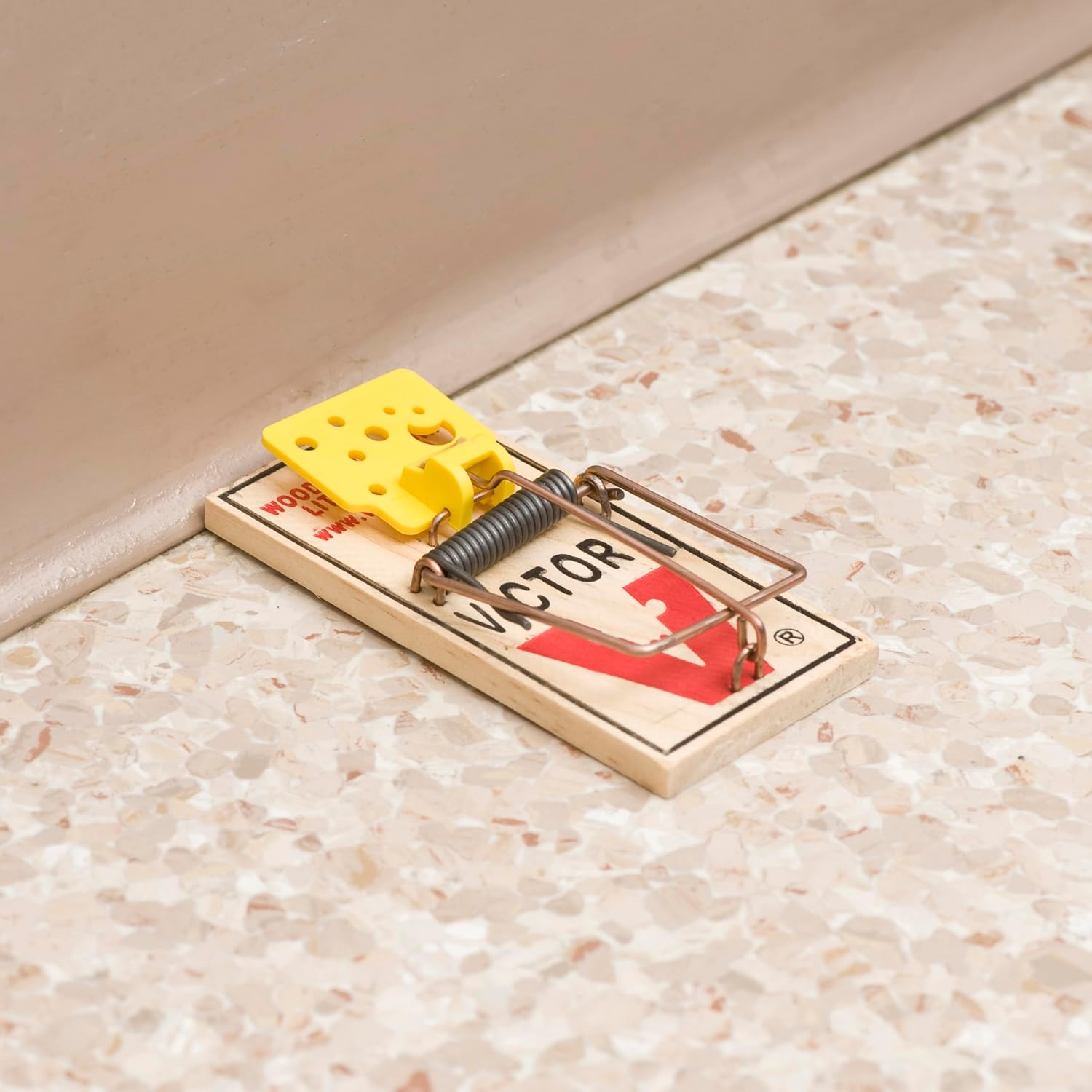 Victor Quick-Set Mouse Trap M035 – Pre-Baited Wooden Snap Trap