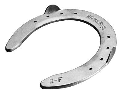 St. Croix Eventer Size 2 Front Clipped Steel Horseshoes – Quarter Clip, Pair