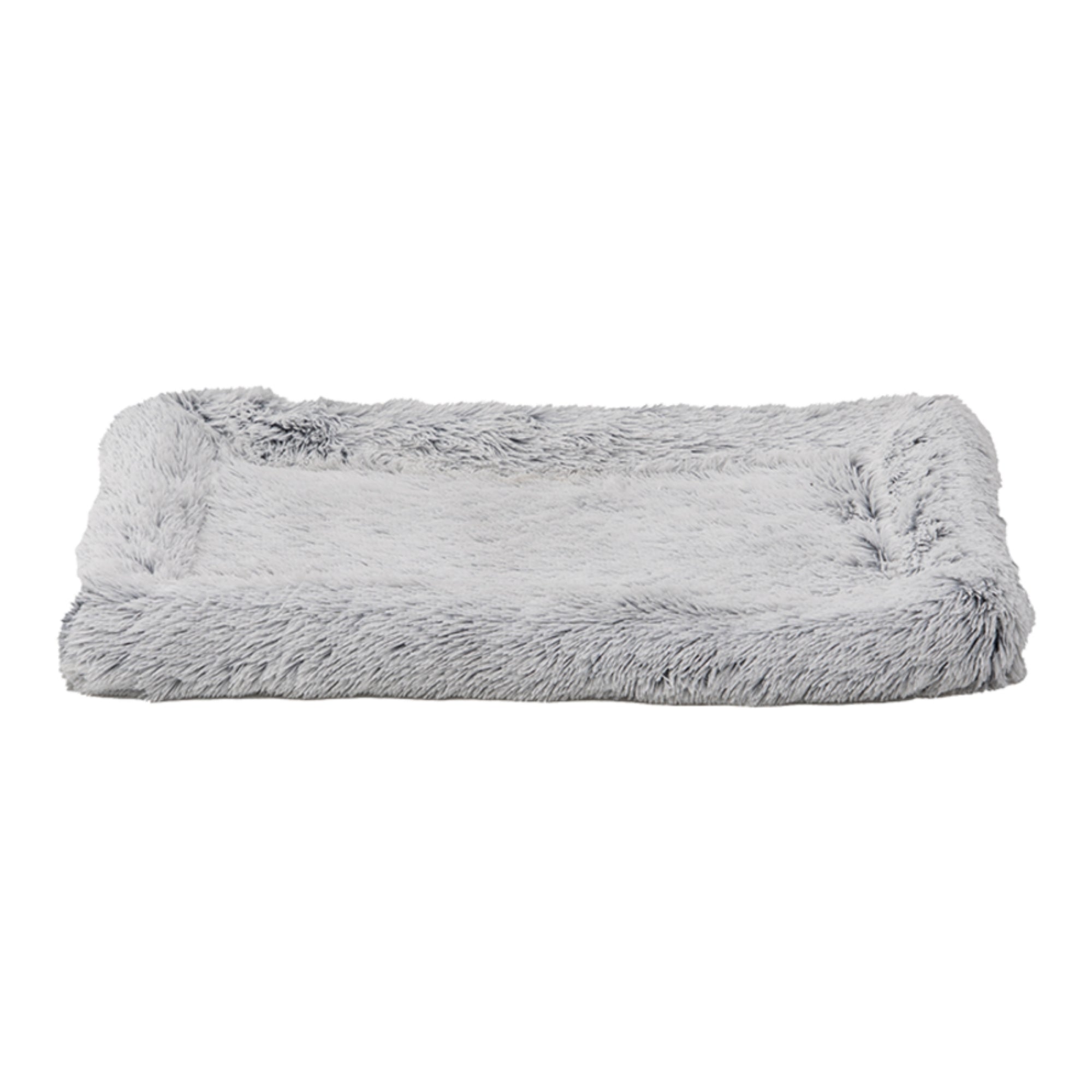 Tall Tails Cuddle Crate Dog & Cat Bed – Grey, Large 30 x 19 Inch