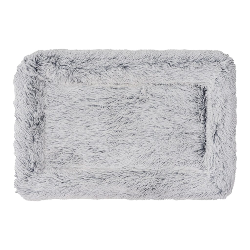 Tall Tails Cuddle Crate Dog & Cat Bed – Grey, Large 30 x 19 Inch