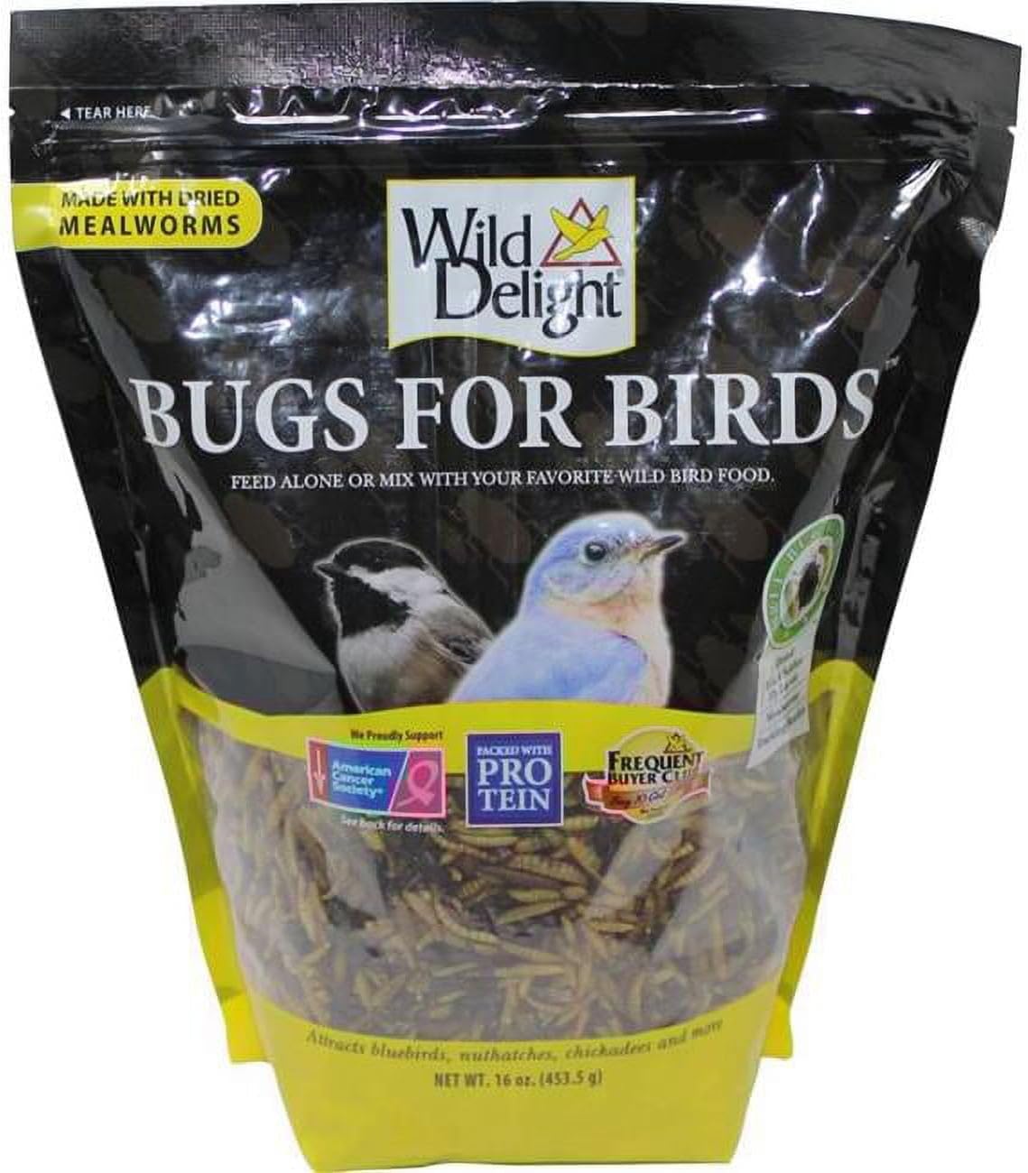 Wild Delight Bugs for Birds Wild Bird Food – 16 oz