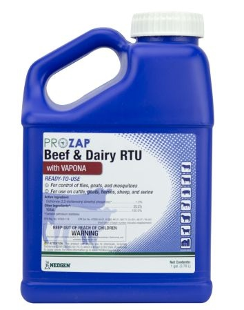 Prozap Beef & Dairy Ready-to-Use Livestock Fly Spray – 1 Gallon