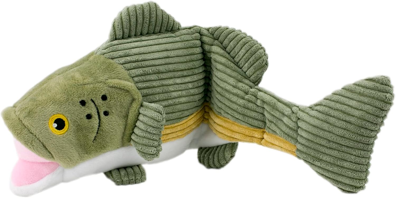 Tall Tails Big Fish Animated Plush Dog Toy – 14 Inch