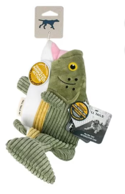 Tall Tails Big Fish Animated Plush Dog Toy – 14 Inch