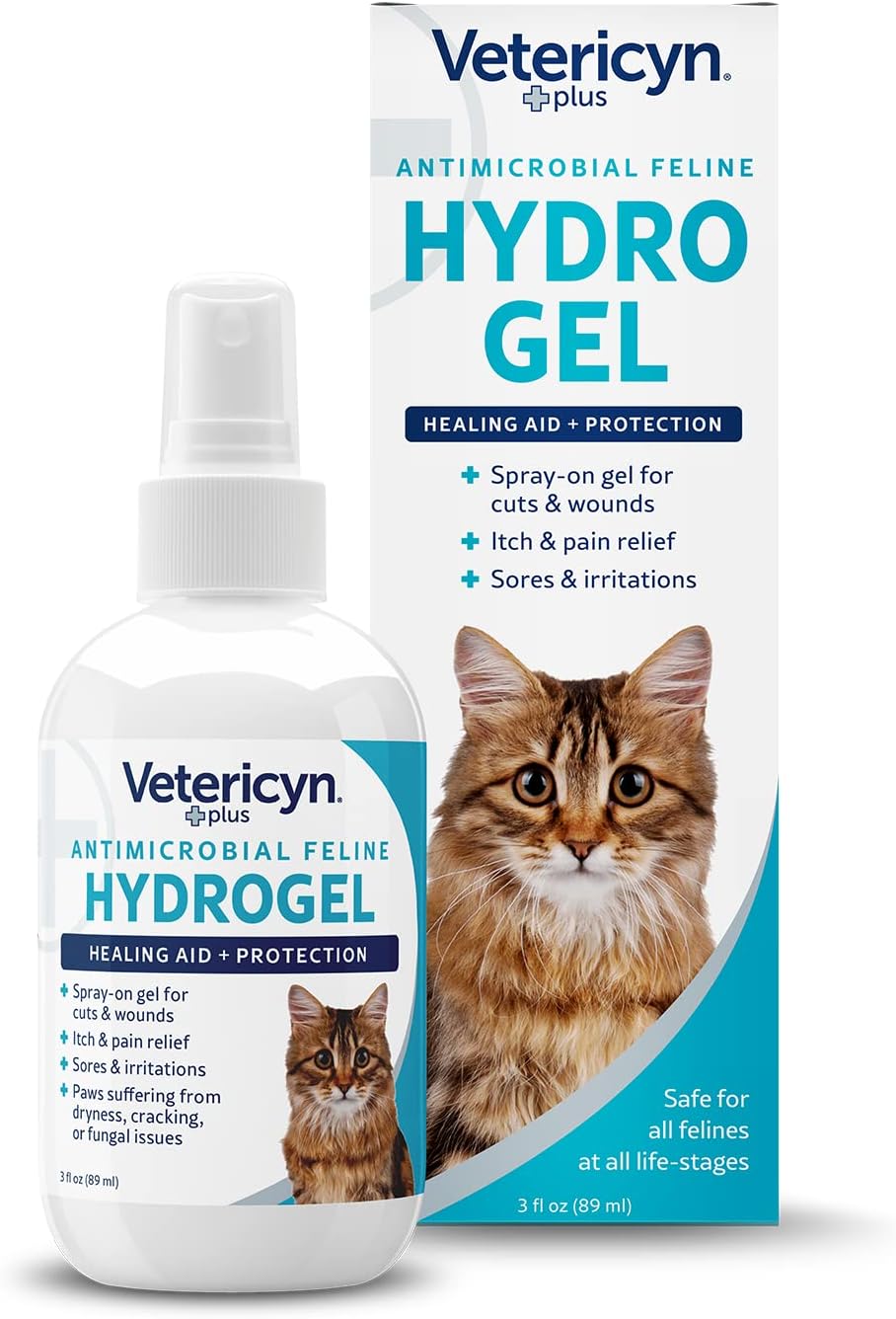 Vetericyn Plus Feline Antimicrobial Hydrogel – 3 oz