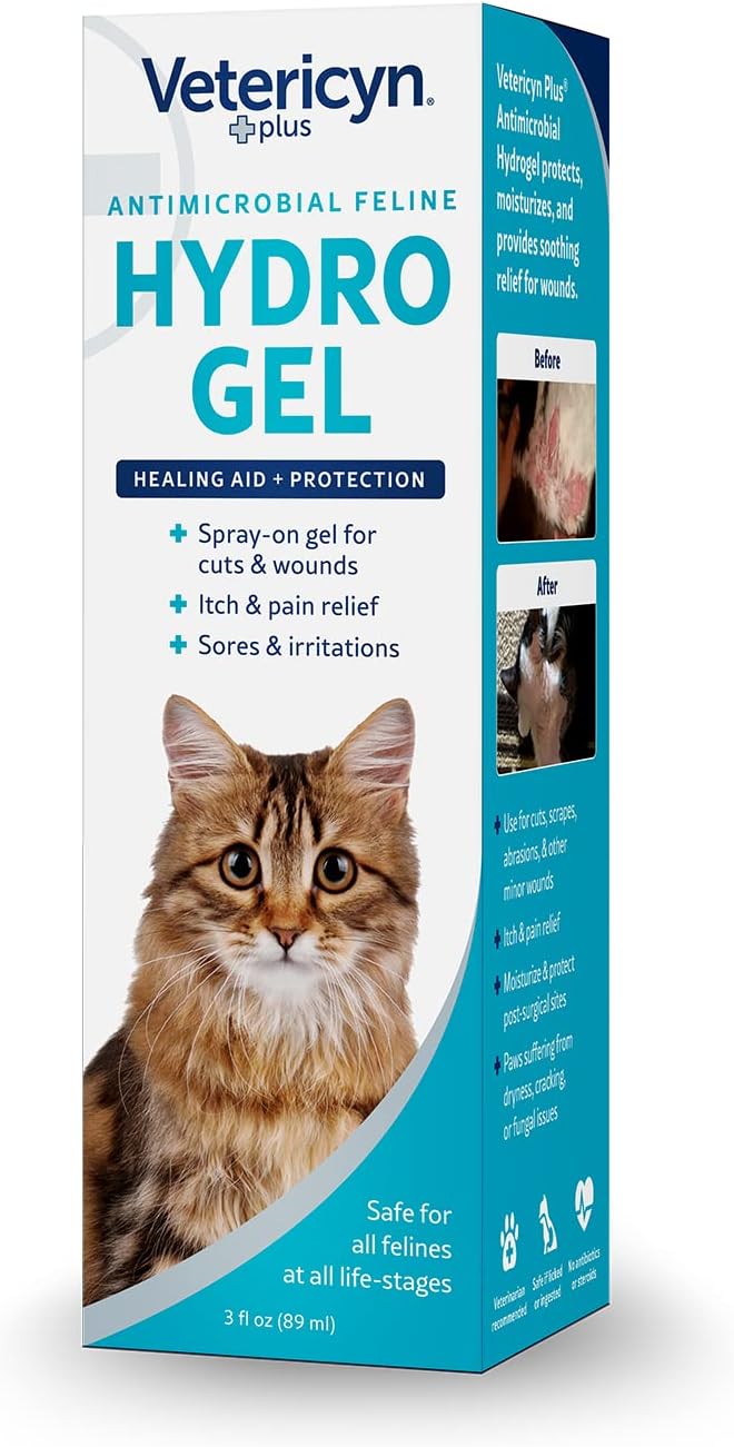 Vetericyn Plus Feline Antimicrobial Hydrogel – 3 oz