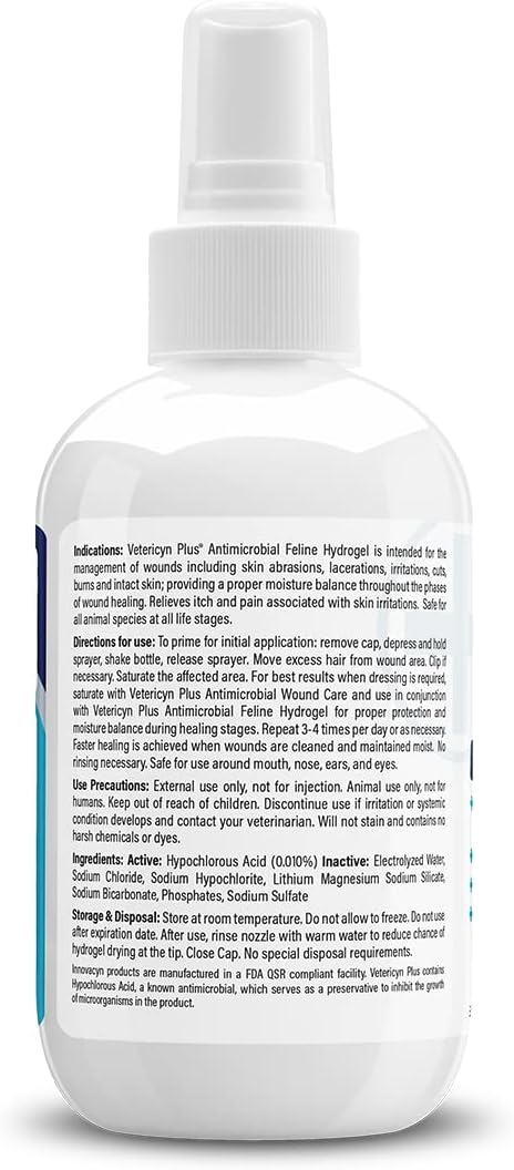 Vetericyn Plus Feline Antimicrobial Hydrogel – 3 oz