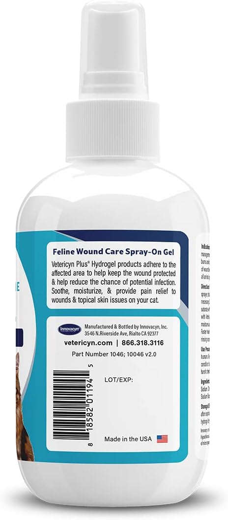 Vetericyn Plus Feline Antimicrobial Hydrogel – 3 oz