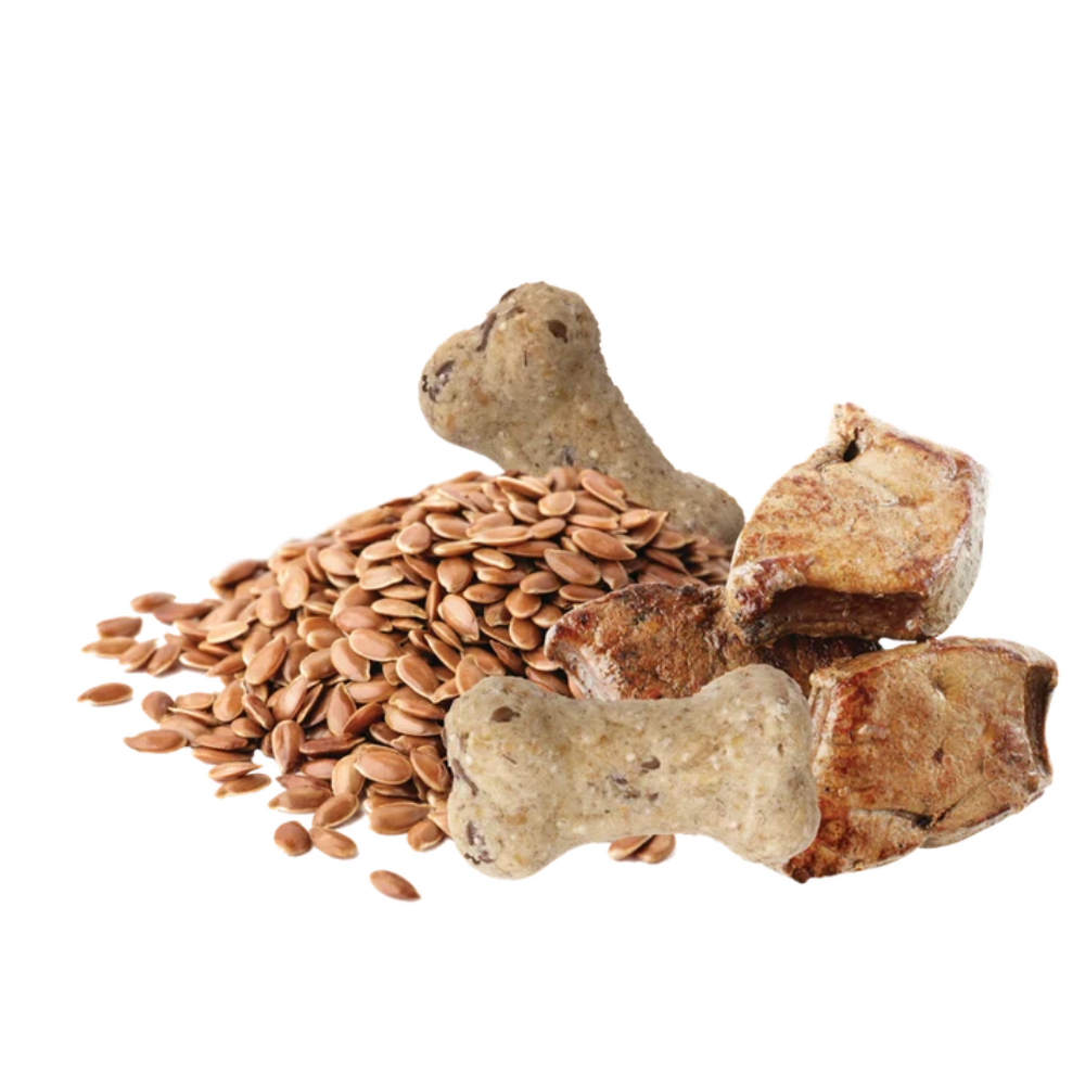 Darford Naturals Liver & Flaxseed Mini Dog Treats – 12 lb Bulk Box, Natural Oven-Baked Dog Biscuits