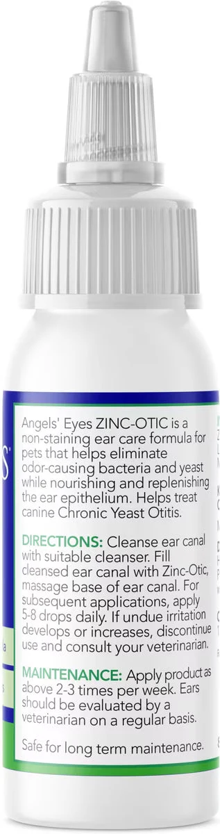 Angels' Eyes Zinc-Otic Ear Relief Treatment for Dogs & Cats, 1 oz