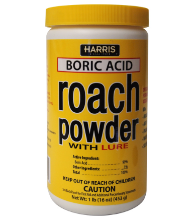 Boric Acid Roach Powder – 16 oz