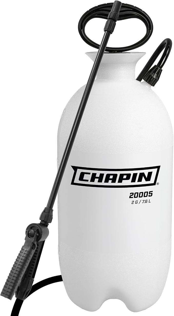 Chapin 20002 Promotional Lawn & Garden Sprayer – 2 Gallon Poly Pump Sprayer for Fertilizer, Weed & Pest Control
