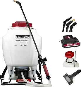 CHAPIN 63924 4-Gallon 24V Battery Backpack Sprayer, 2-Hour Runtime