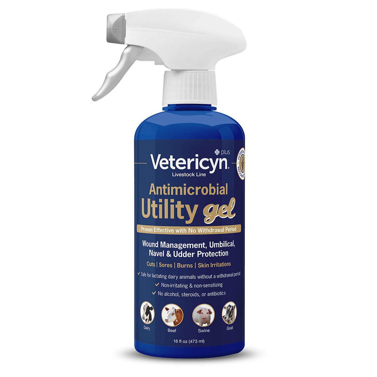 Vetericyn Plus Antimicrobial Utility Gel – 16 oz