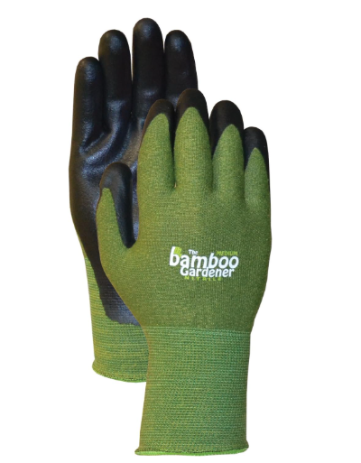 Bellingham Bamboo Gardener Work Gloves – Large, Bamboo Green — image 2