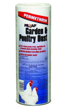 Prozap Garden & Poultry Dust 2 lb – 0.25% Permethrin Insecticide for Poultry, Gardens & Vegetables