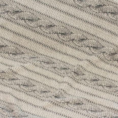 Tall Tails Cable Knit Print Cream Fleece Dog Blanket – 30 x 40 Inch