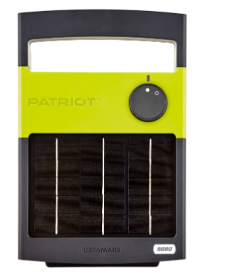 Patriot SolarGuard 80 Solar Electric Fence Energizer – 6V, 0.08 Joule, Up to 5 Miles / 15 Acres